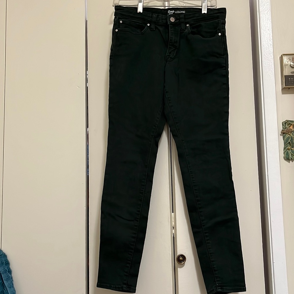 Forest Green Gap Jeans size 6